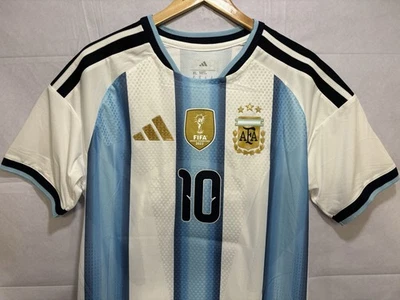 Camiseta Adidas Argentina Lionel Messi 2022 Estilo Auténtica Copa Mundial Hombre XL NUEVA CON ETIQUETAS Foto 1 de 4