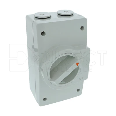 NHP NHPNL320L Weatherproof Isolating Switch 3 pole 20A 500V AC IP66 - Large - image 1 of 4