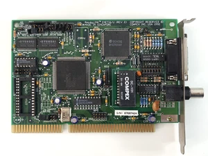 Compex Inc. ReadyLink Enet16/U Rev E BNC 10 Mbit/s, ISA 16 Bit, 1992 - Bild 1 von 2