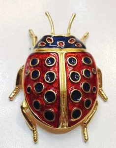 KÄFER 925% SILBER MIT EMAILLE KATHEDRALE SCHUBLADEN FLORENZ - Bild 1 von 1