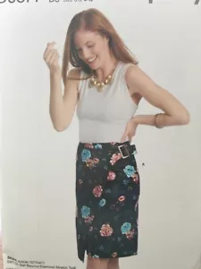 Simplicity Skirt pattern Size 4-22 length wrap front variation D0877 uncut - Picture 1 of 4