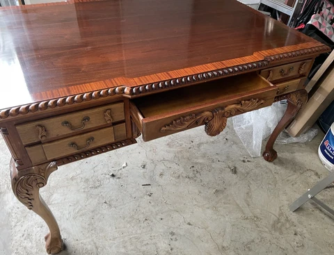 antique partners writing desk Cover