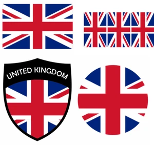 UK Aufbügler Wappen Transferbügeln T-Shirt Trikot Z. Aufbügeln St. 6B - Bild 1 von 7