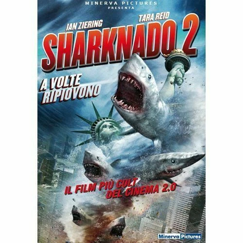  SHARKNADO 2 Bollino noleggi Di Anthony C. Ferrante DVD USATO - Immagine 1 di 1