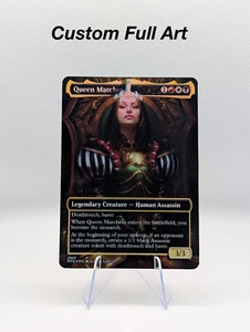 Queen Marchesa Foil Custom Sticker auf Bulk MTG Commander - Bild 1 von 2