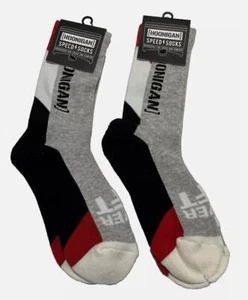 HOONIGAN Ken Block Racing Pennzoil Track Day Speed Men Crew Socks 2 Pairs NEW - Picture 1 of 4