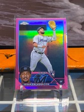 2023 TOPPS CHROME JERAR ENCARNACION ROOKIE PINK REFRACTOR MIAMI MARLINS