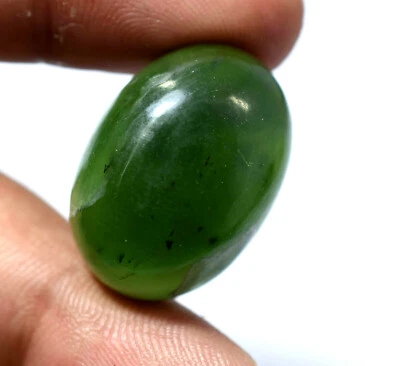 42.05 Ct Natural Green Serpentine Untreated Translucent Top Quality Gemstone - Image 1 of 4