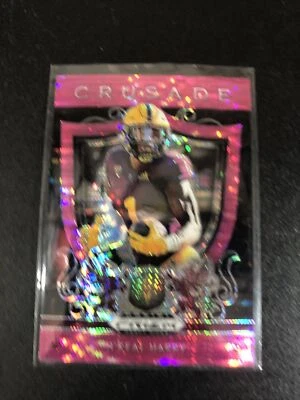 N’Keal Harry Mint 2019 Panini Prizm Draft Picks Pink Pulsar 8 Crusade Rookie RC - Image 1 of 4