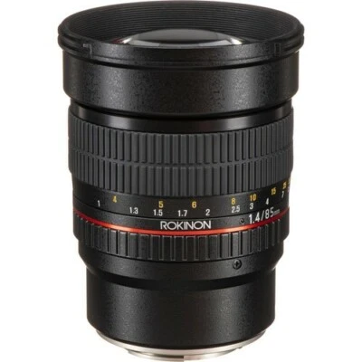 Rokinon 85mm f/1.4 Manual Focus Lens, Micro Four Thirds Mount, Perfect Condition - Image 1 of 4