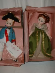 2 muñecas Madame Alexander 12" #1336 Lord Nelson y #1338 Lady Hamilton - Imagen 1 de 1