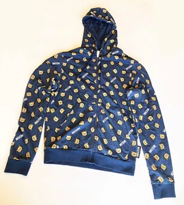 Men's Moschino Underwear Lounge Full-Zip Hoodie Navy Teddy Bear Print - Medium - Picture 1 of 5