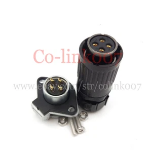 IP67 4pin Waterproof Connectors,Industrial Electric Aviation Auto Power Plug 30A - Picture 1 of 7