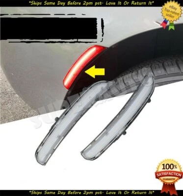 Clear Lens Rear Red LED Side Marker Signal Reflector Fits 2015&up Dodge Charger Foto 1 de 4