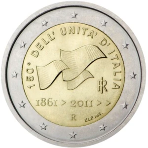 Italy - 2 Euro Commemorative 2011 Italian Unification - UNC - FREE SHIPPING - Picture 1 of 3