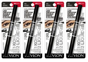 Revlon Colorstay Line Creator Double Ended Eyeliner, 151 Blackout (4 Pack) - Picture 1 of 1