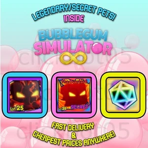 🔥CHEAP🔥 All Legendary/Secret Pets Bubblegum Simulator Infinity Roblox - Picture 1 of 37