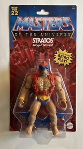 Mattel Masters of The Universe Stratos- New (No Comic Book) Partially Open (T18) - Picture 1 of 3