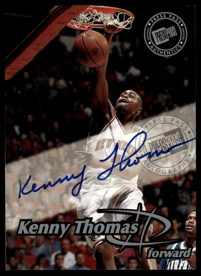 Autógrafos 1999 Press Pass #NNO Kenny Thomas - Imagem 1 de 2