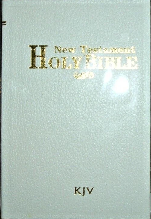 New Testament Holy Bible - Pocket Size  - White Cover - Red Letters of Jesus - Image 1 of 1