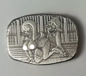 All Chips Barely Living Duck Duck Goose Poured Art Bar 1 Troy OZ .999 Silver - Picture 1 of 1