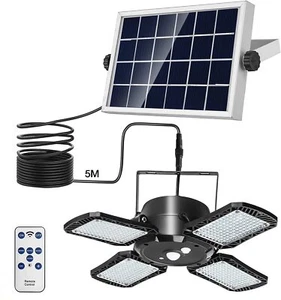 128LED Solarleuchten Aussen mit Bewegungsmelder Solarlampen Solar Wandleuchte DE - Bild 1 von 10