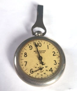 New Haven Vintage Antique Pedometer Pocket Watch Walking For Parts or Repair - Picture 1 of 4