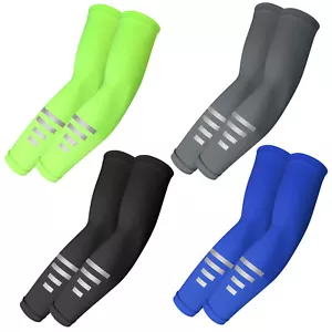 UV Cooling Arm Sleeves UPF50+ - Sun Protection & Reflective for Outdoor Sports U - Picture 1 of 45