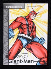 2013 Marvel Fleer Retro Sketch Cards 1/1 Giant-Man #15 Sketch 2po