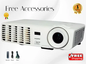 Vivitek D511 - DLP Projector 2600 Lumens PC 3D Ready HD HDMI + 1 Year Warranty - Picture 1 of 9