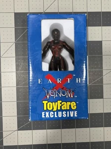 Vtg Toy Biz Venom Earth X Figure May Parker Alex Ross Marvel ToyFare 1999 NEW - Picture 1 of 9