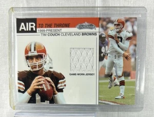 2002 Fleer Showcase Air to the Throne Silver Game-Worn Jersey Tim Couch - Picture 1 of 6
