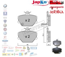 KIT 4 PASTICCHE FRENO ANTERIORI SMART FORTWO 600 45KW DAL 2001-/> 2004  405