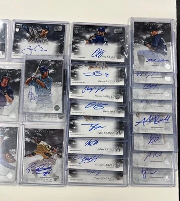 2013 Bowman Inception Autograph Prospects Auto Partial Set 44 Cards Lot - Image 1 of 3