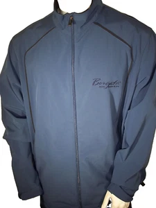North End XL Blue Poly/Spandex Full Zip Rain Jacket Borgata Logo - Picture 1 of 7