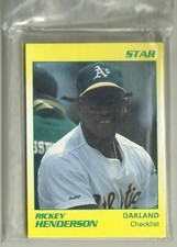 1991 Star Company Rickey Henderson 11 Card Baseball Set/Oakland Athletics/A's