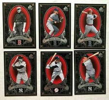 2007 UPPER DECK SP LEGENDARY CUTS BASEBALL - YOU PICK- YANKEE- RED SOX