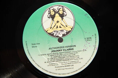 Johnny Clarke – Authorized Version - NO SLEEVE - Vinyl Record Lp - Image 1 of 4