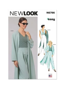 NEW LOOK Schnittmuster 6796 Misses Damen Mantel, Oberteil, Hose 8-18 *% RABATT* - Bild 1 von 8