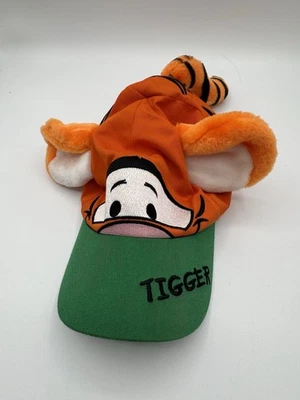 Chapéu Disney World Winnie The Pooh Infantil Tamanho Infantil Orelhas de Tigre Cauda USADO - Imagem 1 de 4