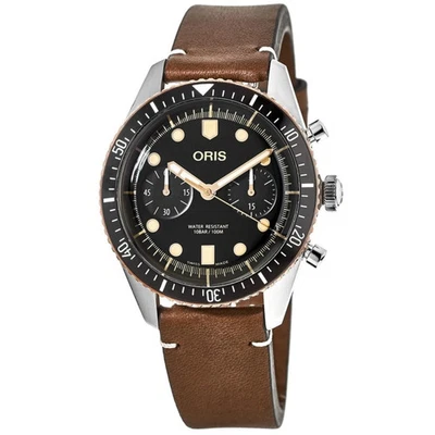 New Oris Divers Sixty-Five Chronograph Men's Watch 01 771 7744 4354-07 5 21 45 - Image 1 of 3