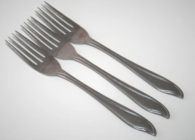 N.S. Co. National Stainless Arturo Dinner Forks Set of 3  #2816 - Image 1 of 4