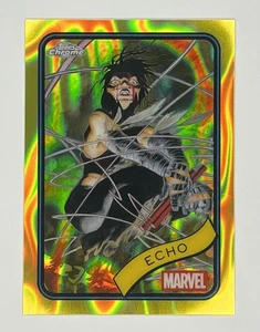 Echo 14 Yellow Lava Refractor 2025 Topps Chrome Marvel NM - Bild 1 von 2