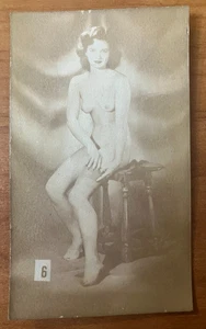 1930s Miracle Fotos Pic-Tease "The Fingers Game" Hollywood Cutie Nude #6 - RARE! - Bild 1 von 2