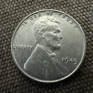 Weizenpfennig Stahl 1943 ohne Münzzeichen - Bild 1 von 2