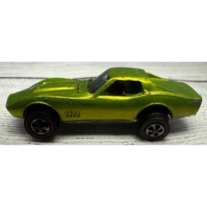 Corvette personalizado Hot Wheels Redlines 1968 de colección lima/anticongelante - Imagen 1 de 10