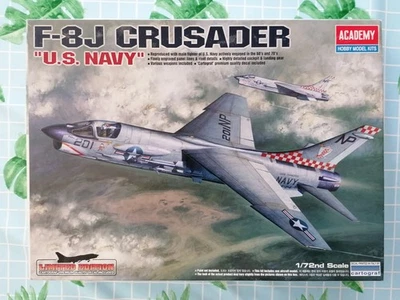 ACADEMY 1/72 F-8J CRUSADER US NAVY ITEM N° 12412 - Immagine 1 di 4