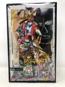 Barbie Collector Jean-Michel Basquiat X Doll with Braids and Crown, Wearing Art- - Bild 1 von 6
