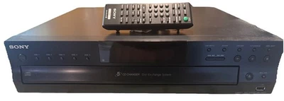 Sony CDP-CE500 5 Disc CD Changer Player USB Recorder - TESTED! With Remote  - Image 1 of 4