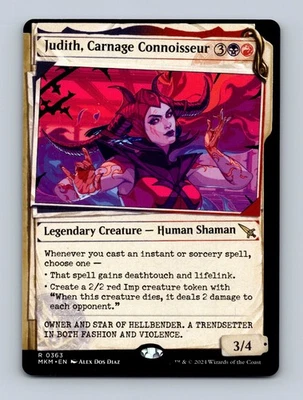 Judith, Carnage Connoisseur (Showcase) Murders at Karlov Manor Non-Foil MTG NM - Image 1 of 2